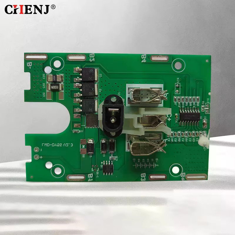 CHENJ 5S 21V Lithium-Batterie Schutzmodul mit PCB für Akkupacks und Akkuschrauber, Grün - Bild 3