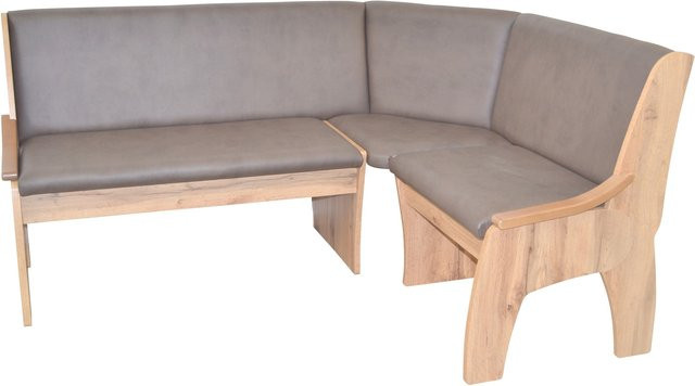Möbel direkt online Eckbank Maren in moderner Ausführung B/T/H: 125 x 165 cm - Bild 1