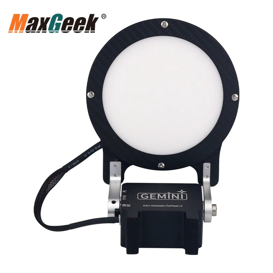 TeSeek Gemini Field Flat Panel Elektrisches Flachbildfeld für astronomische Fotografie mit ASCOM-Steuerung und Kohlefaser-Elektrolinsenabdeckung in Schwarz - Bild 3