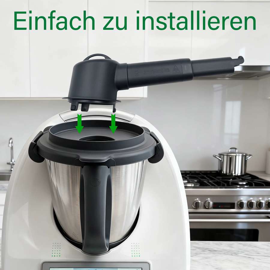 Vorwerk Dampfumleiter für Thermomix TM31 TM5 TM6, Hitzebeständiger Dampfabweiser zum Schutz deines Küchenschranks - Bild 2
