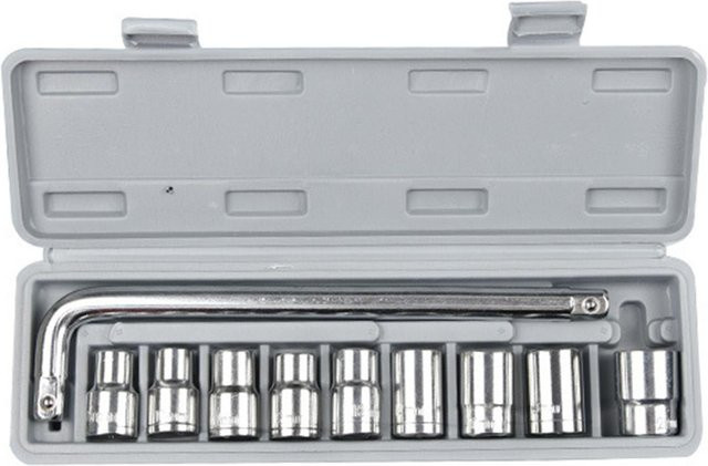 Meterk 10er Set Mechanische Buchsen aus Kohlenstoffstahl in Grau und Silber für die Autoreparatur - Bild 1
