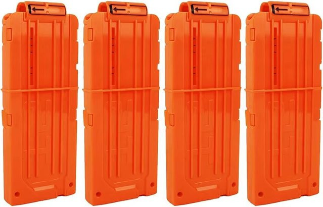 ZIVCONCING Bullet Clips, Magazinclips, Orange, 4er-Pack - Bild 1