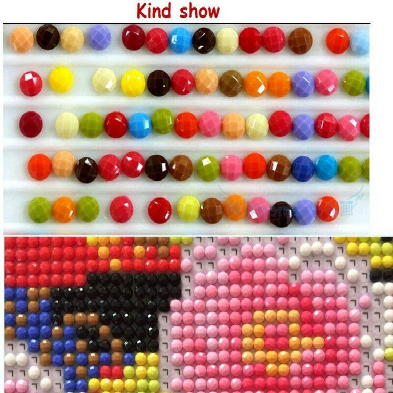 5D Diamantgemälde zum Selbermachen mit Motiv edle Frau in Multicolor, Wanddeko als DIY Diamond Painting Set, B: 25 cm, H: 30 cm - Bild 3