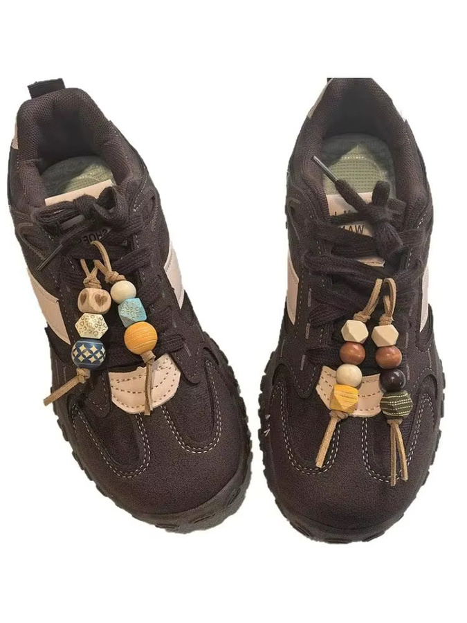 SMATLELF Schuh Charm, Schmetterling, Holz Perle, Maillard Farbe - Bild 7