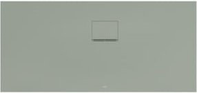 Villeroy & Boch Duschwanne Squaro Infinity, Eck-Einbau, Mineralguss, Grau, B/T/H: 150 x 70 x 4 cm - Bild 1
