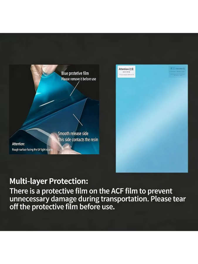 Anycubic ACF-Releasefolie für Anycubic M5 M5s M7 M7 Pro M7 Max 3D-Drucker LCD-Serie in Blau - Bild 4