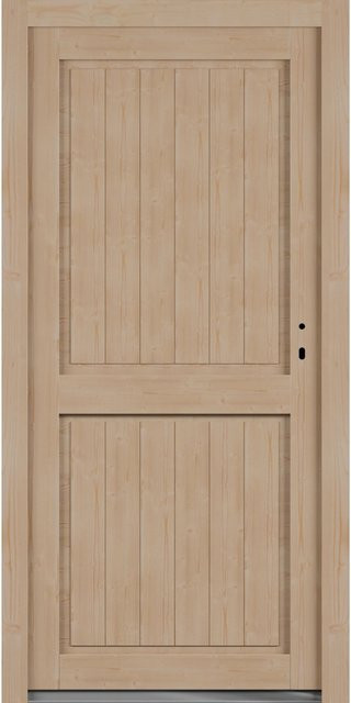 Roro Nebeneingangstür OHE 1003 Fichte in Braun und Beige, B/H: 88 x 198 cm, DIN Rechts - Bild 1