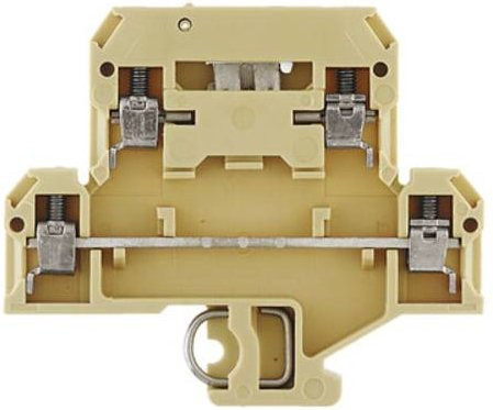 Weidmüller Messtrennklemme 0412960000 Schraube Beige und Gelb 100 Stück - Bild 1