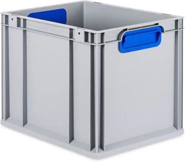 PROREGAL Eurobox Nextgen Color Transportbox mit Griffen, Blau, H x B x T: 40 x 32 x 30 cm, 30 Liter - Bild 1