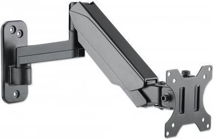 Manhattan Universal Gas Spring Monitor Mount Wandhalterung für LCD-Displays in Schwarz, passend für Bildschirmgrößen von 43,2 bis 81,3 cm (17-32 Zoll) - Bild 1