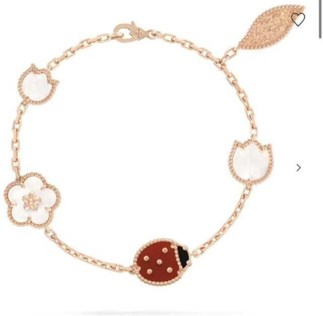Hui Ran Armband, Blau, Schmetterling, Kleeblatt, Marienkäfer, Damen - Bild 1