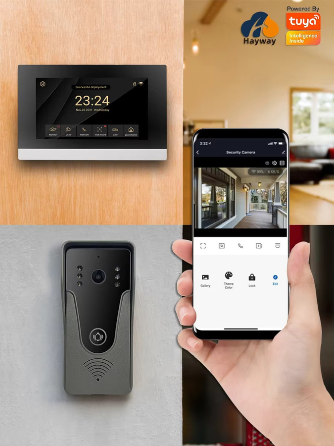 TUYA Smart WiFi Video Türsprechanlage mit 1080P Auflösung, Infrarot-Nachtsicht und Bewegungserkennung - Bild 6