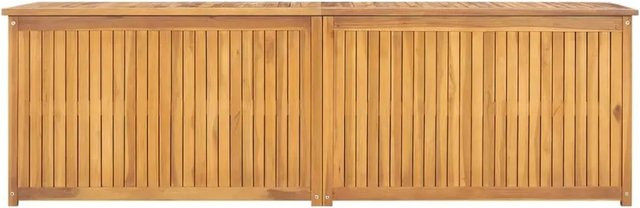 vidaXL Gartenbox aus Teak Massivholz in Braun, B/T/H: 175 x 50 x 55 cm - Bild 1