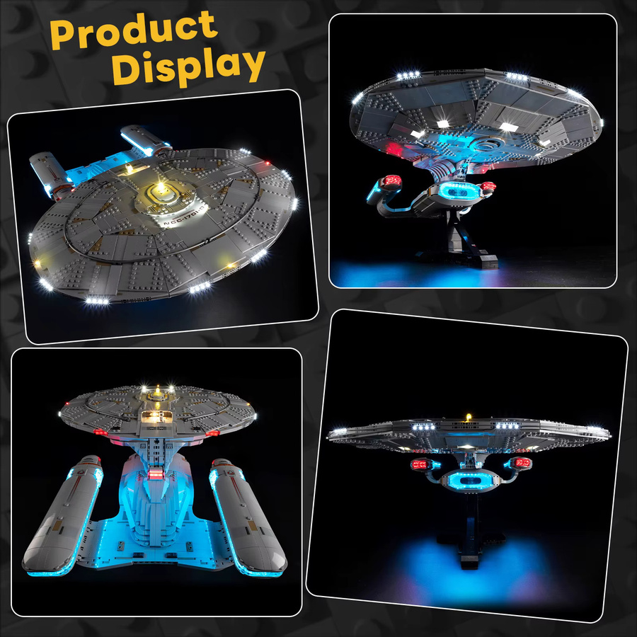 Kyglaring LED-Licht-Set für Star Trek: U.S.S. Enterprise NCC-1701-D 10356 - Bild 2