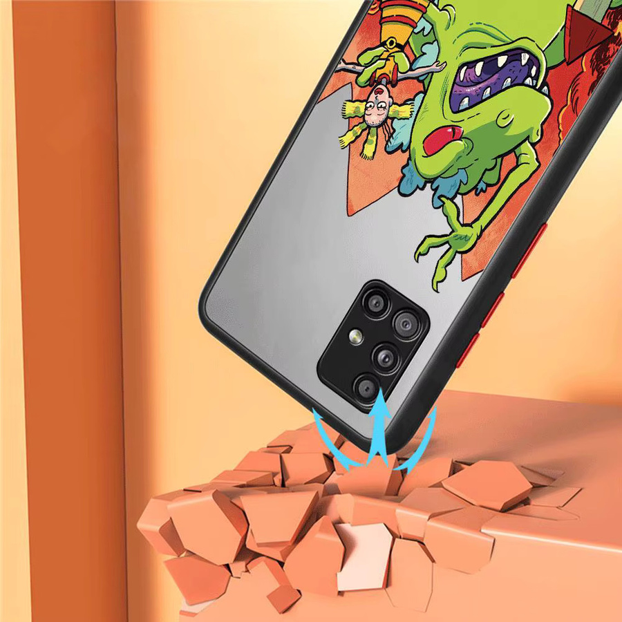 R-Rugrats Cartoon Reptar Handyhülle für Samsung Galaxy A14 A21s A22 A23 A24 A32 A33 A34 A50 A51 A53 A54 A70 A72 A73 5G in Multicolour - Bild 5