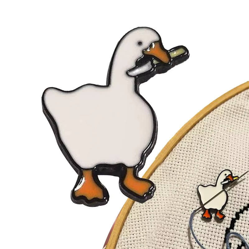 Magnetischer Nadelhalter in Tierform für Handarbeitsbegeisterte, Weiß - Bild 2