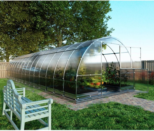 KLASIKA Gewächshaus mit 6 mm Polycarbonatabdeckung, B/T: 10 x 3 m, transparent - Bild 1