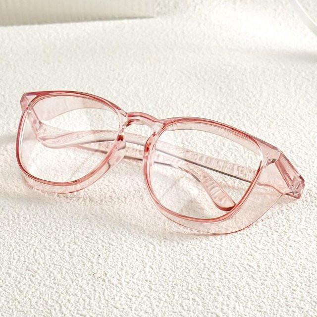 Bai Fen Bai Electronic 3C Blaulichtfilter Schutzbrille mit Seitenschutz und Staubschutz in Rosa - Bild 1