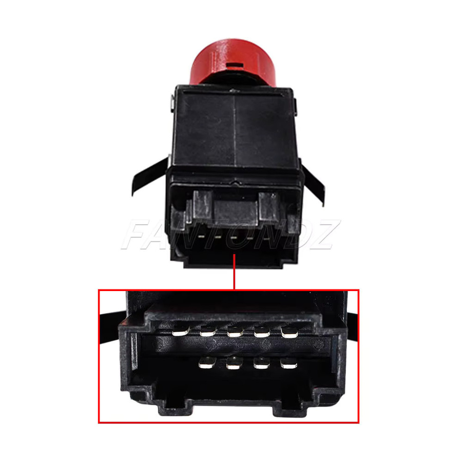 Notfall-Warnblinklichtschalter für Audi TT MK1 8N 1998-2006, Blinkerrelais Steuerschalter 8N0941509B - Bild 3