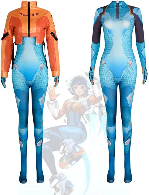 HHYRCOS Overwatch 2 Juno Cosplay Kostüm-Set, Damen, mit Schuhen - Bild 1