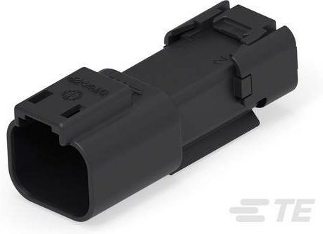 TE Connectivity Leiterplattensteckverbinder Schwarz mit 5,46 mm Rastermaß 1-2303812-4 - Bild 1