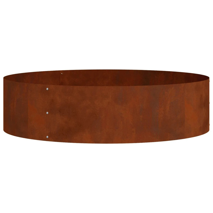 vidaXL Pflanzenring aus wetterfestem Stahl in Braun, B/T/H: 80 x 80 x 20 cm - Bild 2