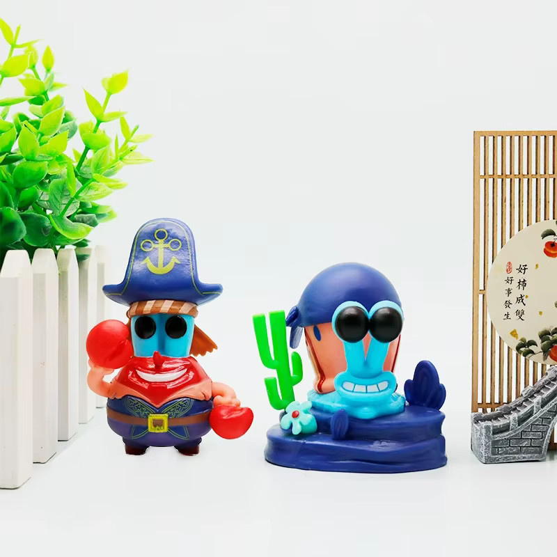 Potdemiel Spongebob Schwammkopf Piraten-Figuren, 6-teiliges Set - Bild 2