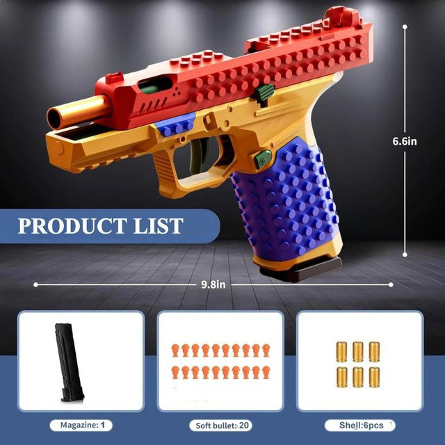 Linyi toy Bausteinset Pistole bunt/mehrfarbig ab 14 Jahren - Bild 1