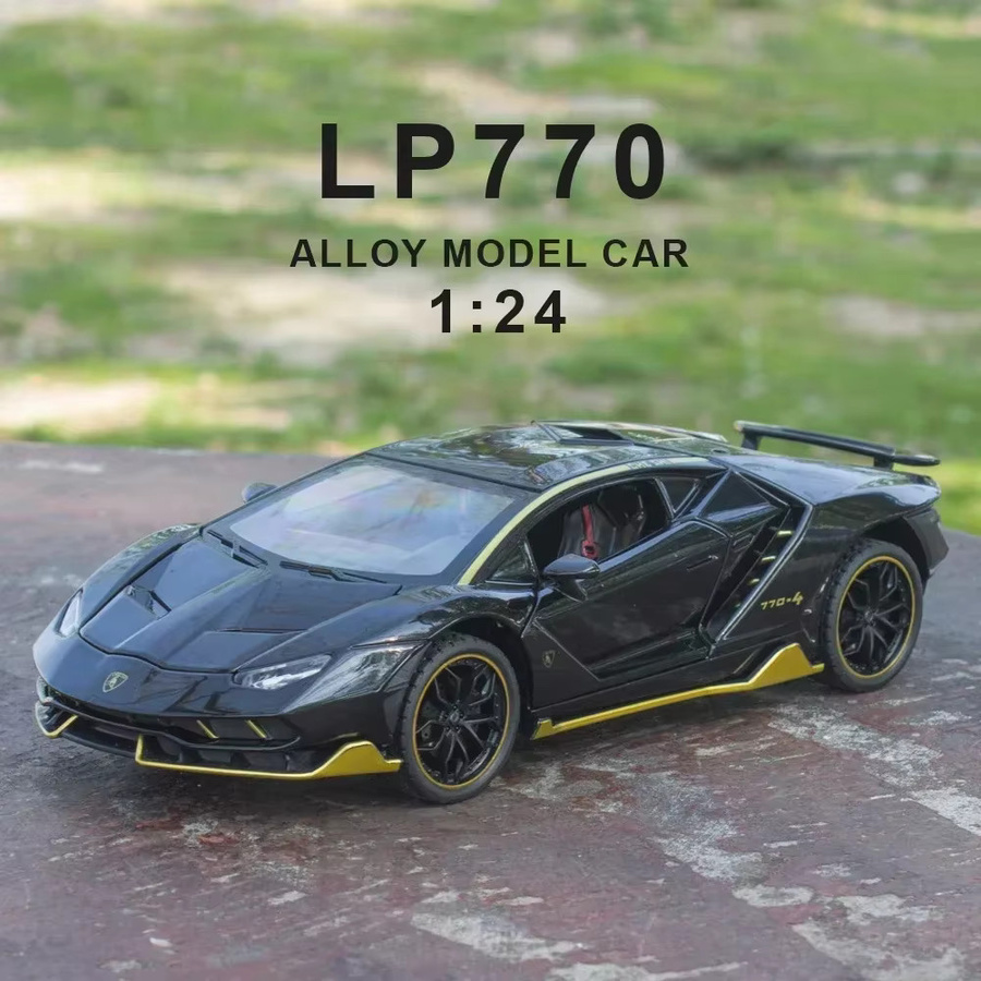 MINI AUTO LP770-4 Sportwagen, Simulationsmodell, 1:24, Metall, mit Licht und Sound - Bild 2