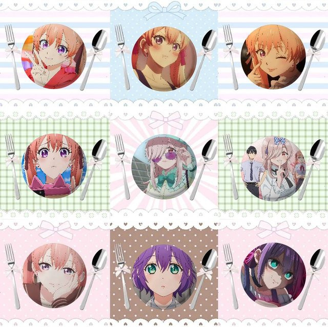 Anime Ein Paar Cuckoos Abzeichen Pins, Unisex - Bild 1