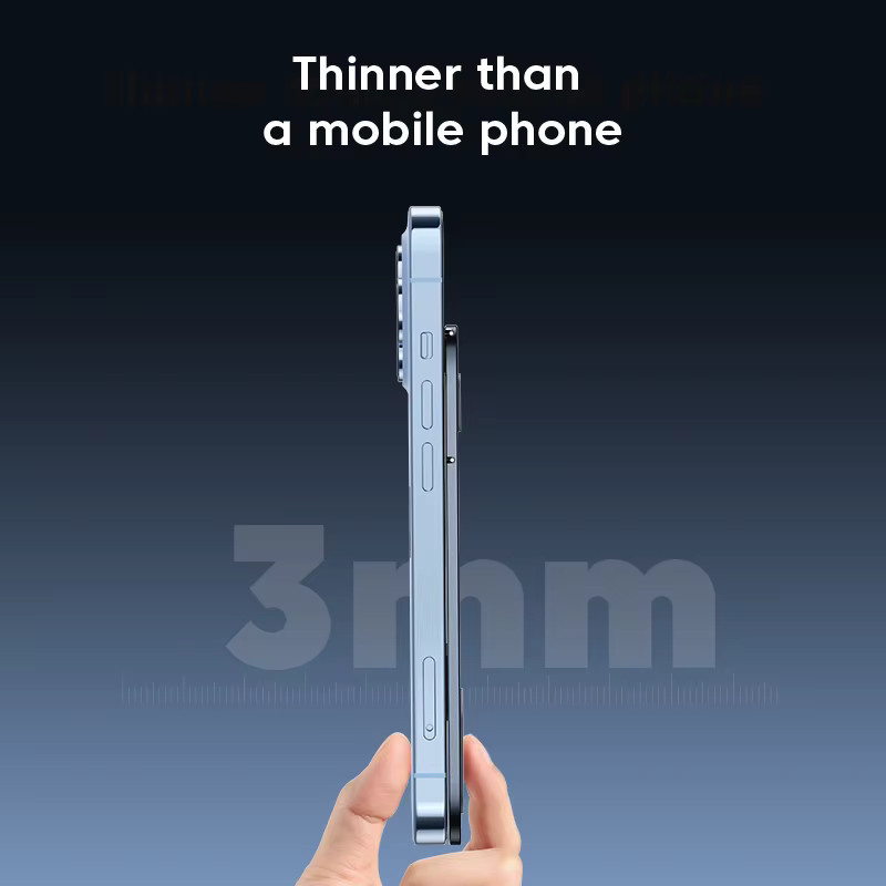 Kuulaa Smartphone Halterung aus Aluminium in Schwarz als Handy Ständer für iPhone, Samsung, Xiaomi und Huawei - Bild 2