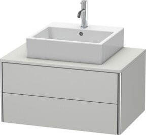 Duravit Waschtischunterschrank XSquare wandhängend in Weiß, B/T: 80 x 54,8 cm, mit 2 Schubladen - Bild 1
