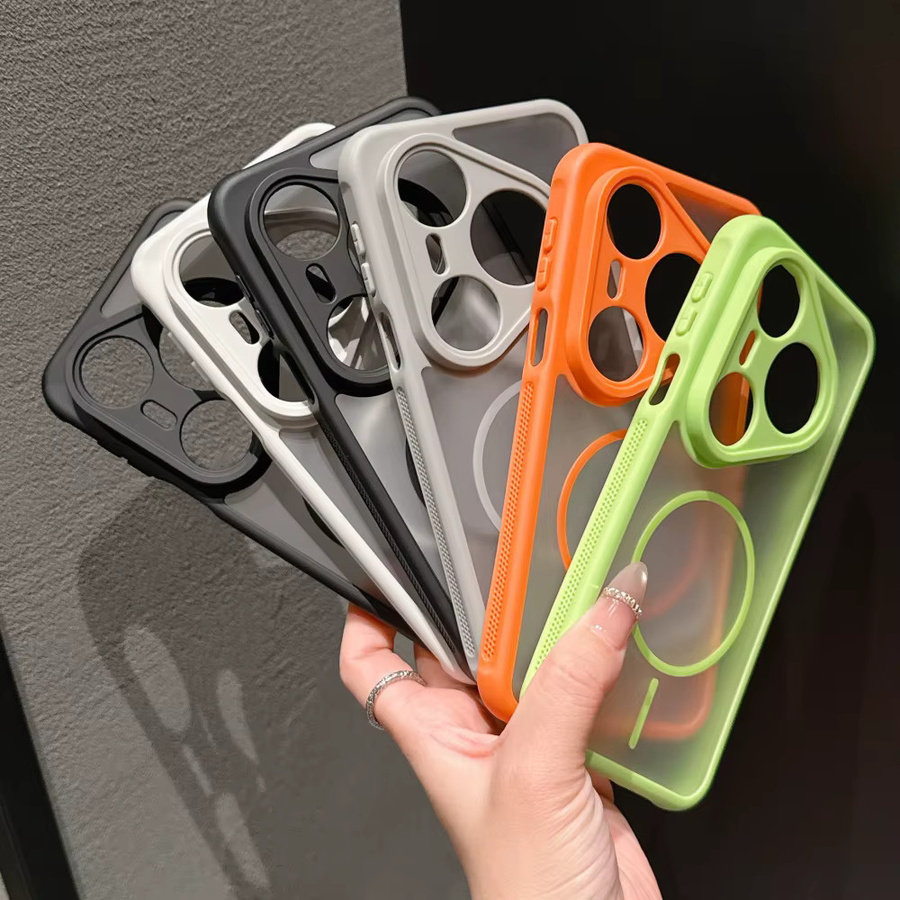 Stoßfeste und magnetische Handyhülle für Huawei Pura 80 Pro, Pura 70, Mate 70 und 60 Pro Plus in Transparent mit MagSafe-Kompatibilität - Bild 3