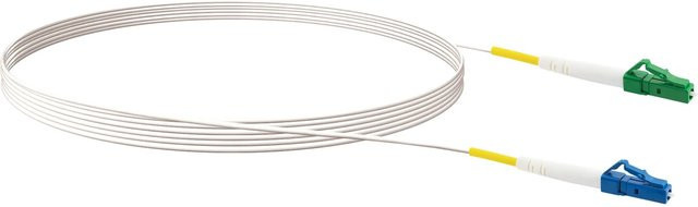 Schwaiger Glasfaserkabel LC/APC-LC/UPC in Weiß, Länge: 5 m - Bild 1