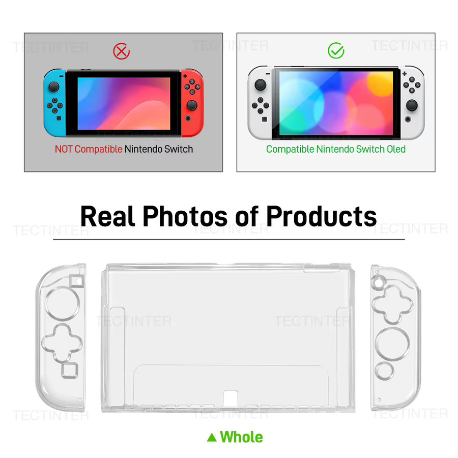 Transparente TPU-Schutzhülle für deine Nintendo Switch OLED Konsole - Bild 2