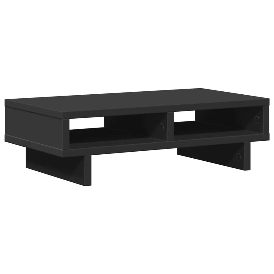 vidaXL Monitorständer aus Holzwerkstoff in Schwarz Matt, B/T/H: 50 x 27 x 15 cm - Bild 2