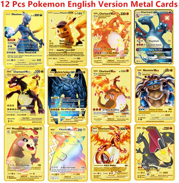 TAKARA TOMY Pokémon Metallkarten-Set, englisch, bunt / mehrfarbig - Bild 1