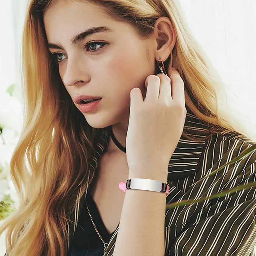 AIMH Armband, Edelstahl, Silber, Damen - Bild 5