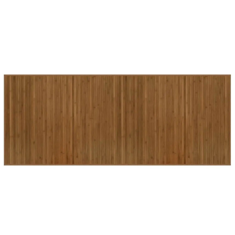 vidaXL Teppich Rechteckig Braun aus Bambus und Polypropylen B/T: 80 x 200 cm - Bild 2