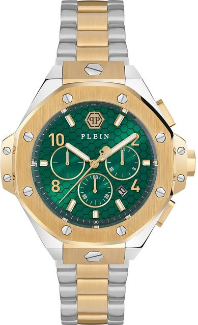 Philipp Plein Chronograph, Edelstahl, Schwarz, Quarz, 46 mm, Herren - Bild 1