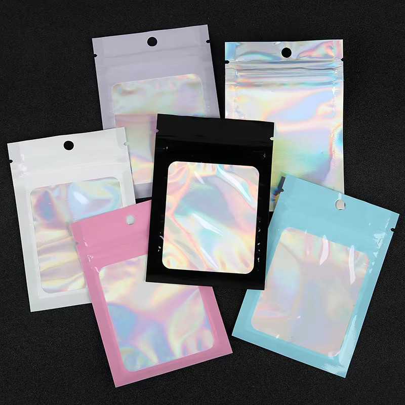 50 Stück bunte Druckverschlussbeutel aus Kunststoff für deine Schmuckverpackung - Bild 2