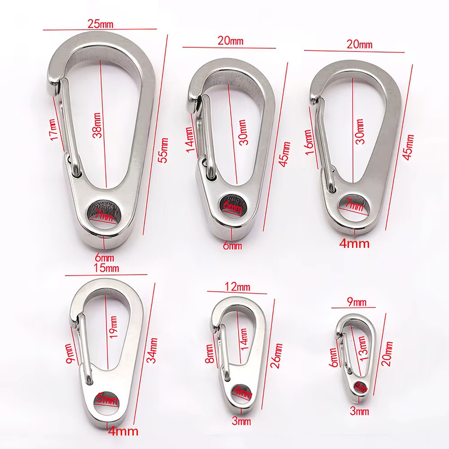 V-REX Schlüsselanhänger Edelstahl, Karabiner, Unisex - Bild 2