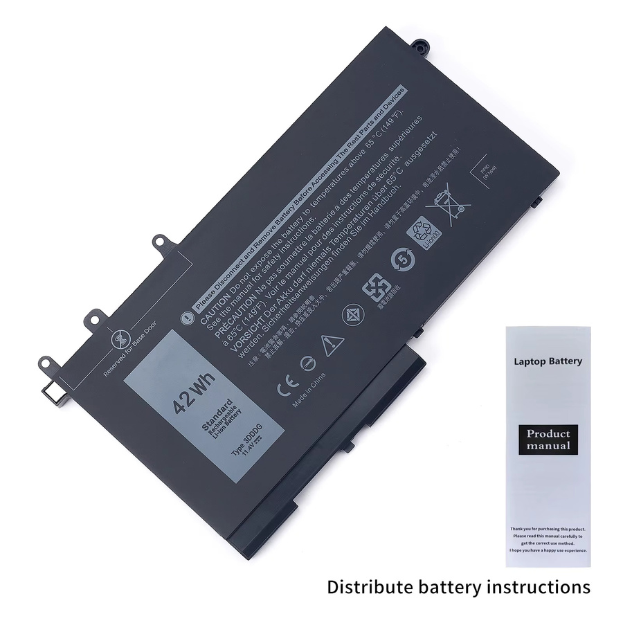 3DDDG Laptop-Akku für Dell Latitude 5280 5288 5480 5580 5490 5590 5491 5591 5495 5488 M3520 M3530 Serie, Schwarz, 11,4 V, 42 Wh - Bild 5