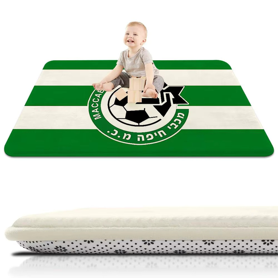 M-Maccabi-H-Haifas Bodenmatte als moderner und weicher Heimteppich für Wohnzimmer, Sofa oder Kinderzimmer - Bild 6