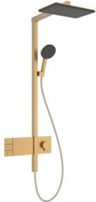 Hansgrohe Showerpipe Raindance Alive Q 2jet Duschsystem mit Thermostat und Massagefunktion in Brushed Bronze - Bild 1