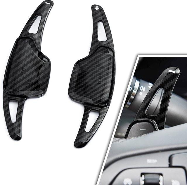 Paddle Shifter Verlängerung Lenkrad Zierleisten Zubehör in Schwarz für Cadillac XT4 XT6 CT4 CT5 Modelle 2019–2025 - Bild 1