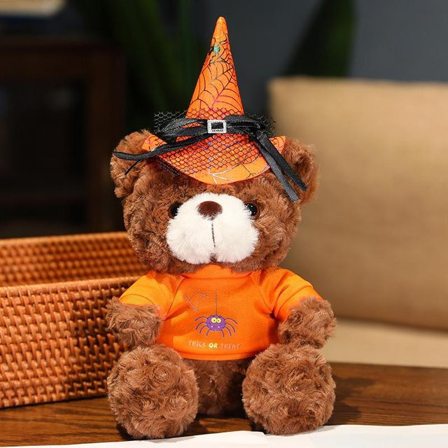 Yiran toy Halloween Bär, Plüschtier, 28cm, Braun - Bild 1