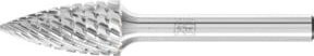 PFERD TOOLS Hartmetall Hochleistungsfrässtift Spitzbogen SPG TITANIUM für Titan, Farbe: Silber, Durchmesser: 12 mm, Länge: 25 mm, Schaft-Durchmesser: 6 mm - Bild 1