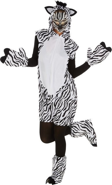 tectake Kostüm Zebra, Plüsch / Textil - Bild 1