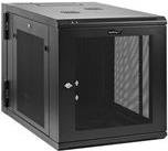 StarTech.com Wandmontage Server Rack 12HE in Schwarz mit Scharnier und einer Tiefe von bis zu 81 cm - Bild 1